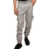 Sagvish Men Light Grey Plain Cargos