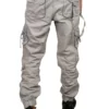 Sagvish Men Light Grey Plain Cargos