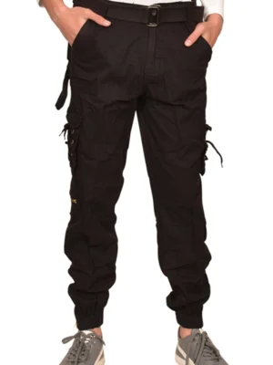 Mens Black Cargo 1