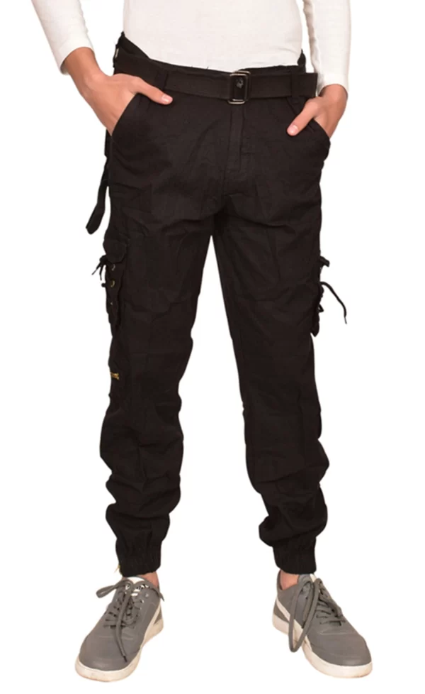 Mens Black Cargo 1