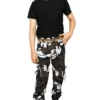 Sagvish Mens WhiteBlack Army Cargo Joggers