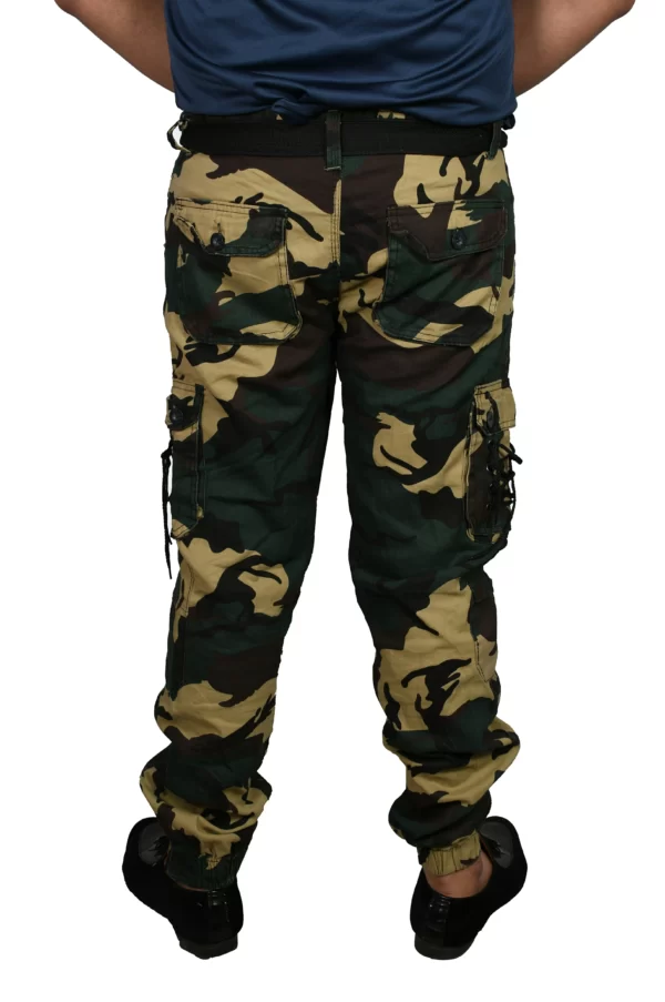 Sagvish Mens LightBeigeBottle Army Cargo Joggers