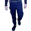 Sagvish Men Navy Plain Cargos