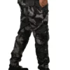 Sagvish Mens Army Print Navy Black Cargo