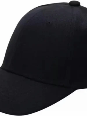 Sagvish Mens Black Cotton Classic, Hip Hop, Sports, Free Size, Baseball Caps