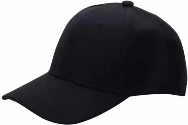 Sagvish Mens Black Cotton Classic, Hip Hop, Sports, Free Size, Baseball Caps